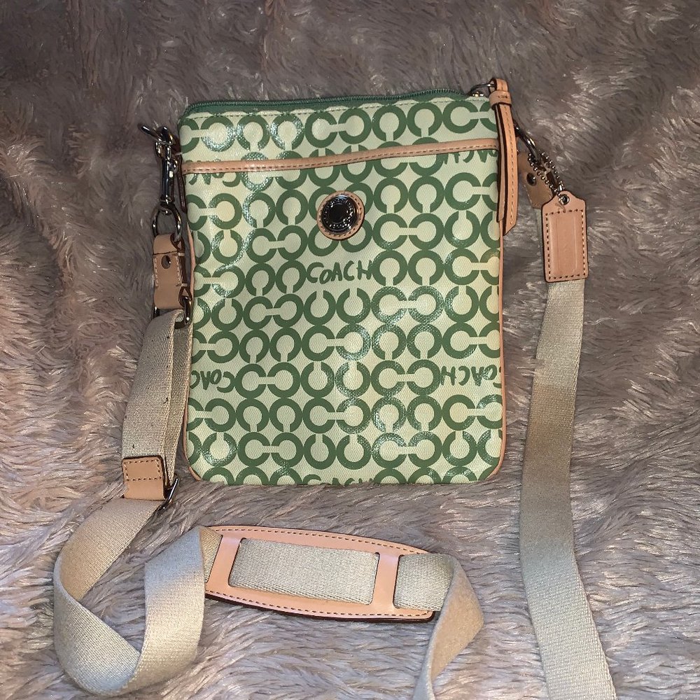 NEW Coach Leah Op Art Swingpack Crossbody